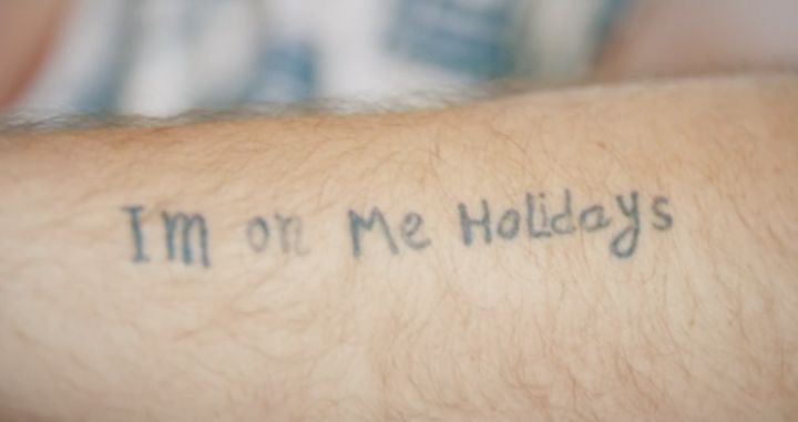 The holiday tattoo that was covered up