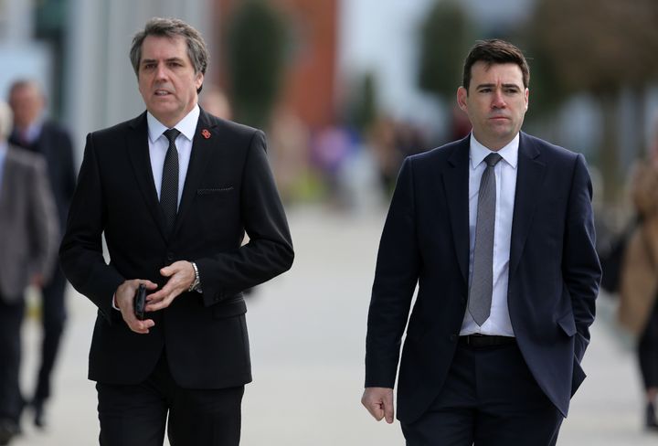 <strong>Labour MP for Liverpool Walton, Steve Rotheram, has been announced as the party's mayoral candidate for Liverpool Metro Mayor. Andy Burnham (right) was yesterday named Labour's candidate in the Manchester mayoral election.</strong>