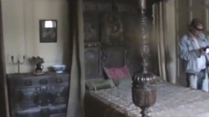 <strong>The footage shows what looks like a cloud floating in front of the camera </strong>