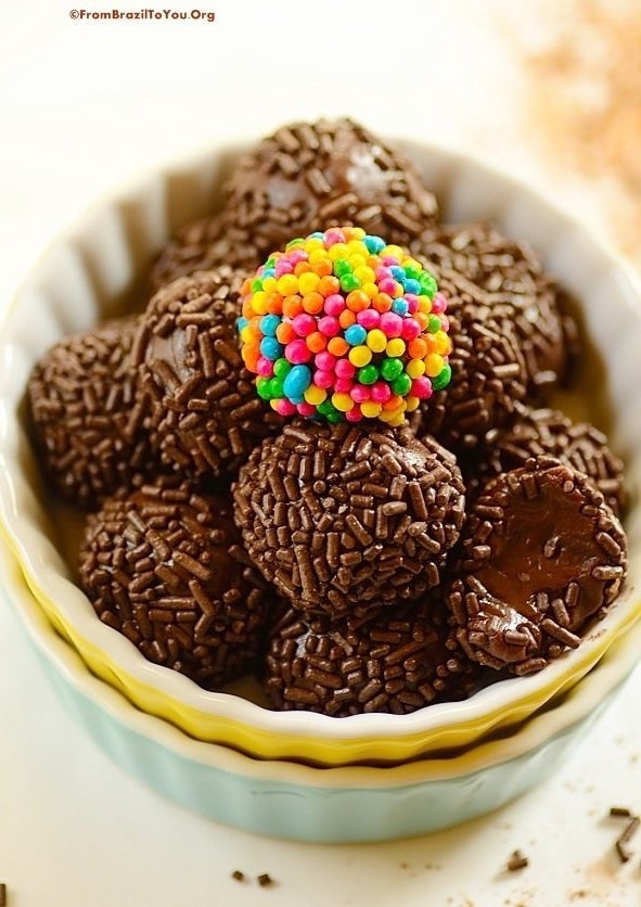 Brigadeiro made by food blogger From Brazil To You.