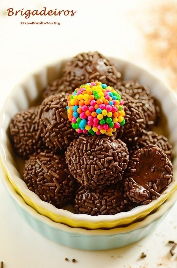 Brigadeiro made by food blogger From Brazil To You.