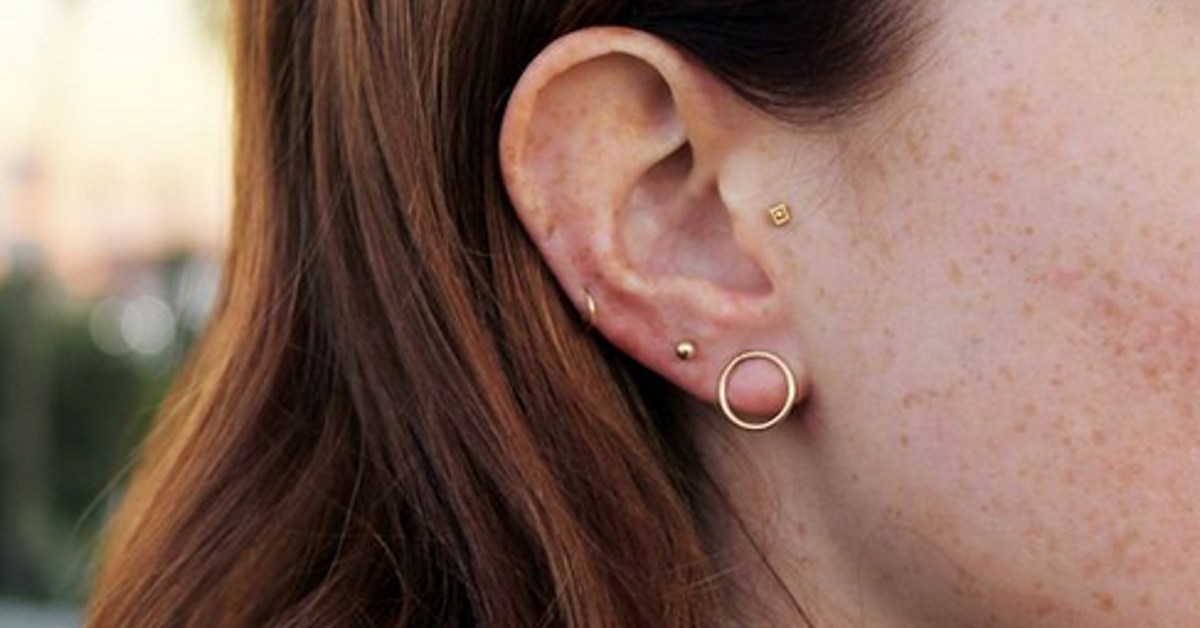 15 Prettiest Multiple Ear Piercing Formations HuffPost UK Style