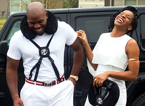 The Journey Pillow, created by Anthony and Candace Williams, is a one-of-a-kind travel pillow with individualized support tha