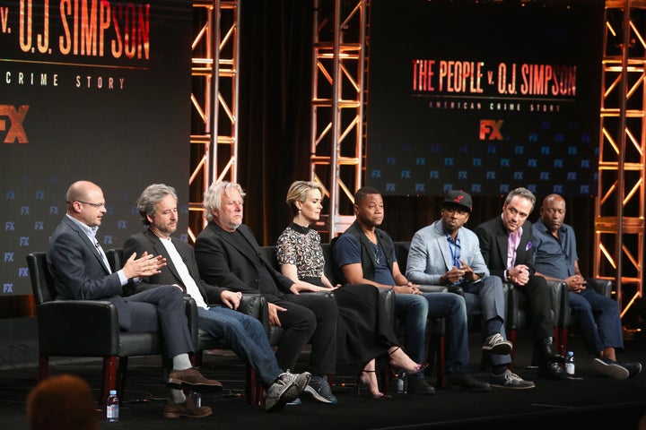 Executive producer Brad Simpson, executive producer Scott Alexander, executive producer Larry Karaszewski, actress Sarah Paul