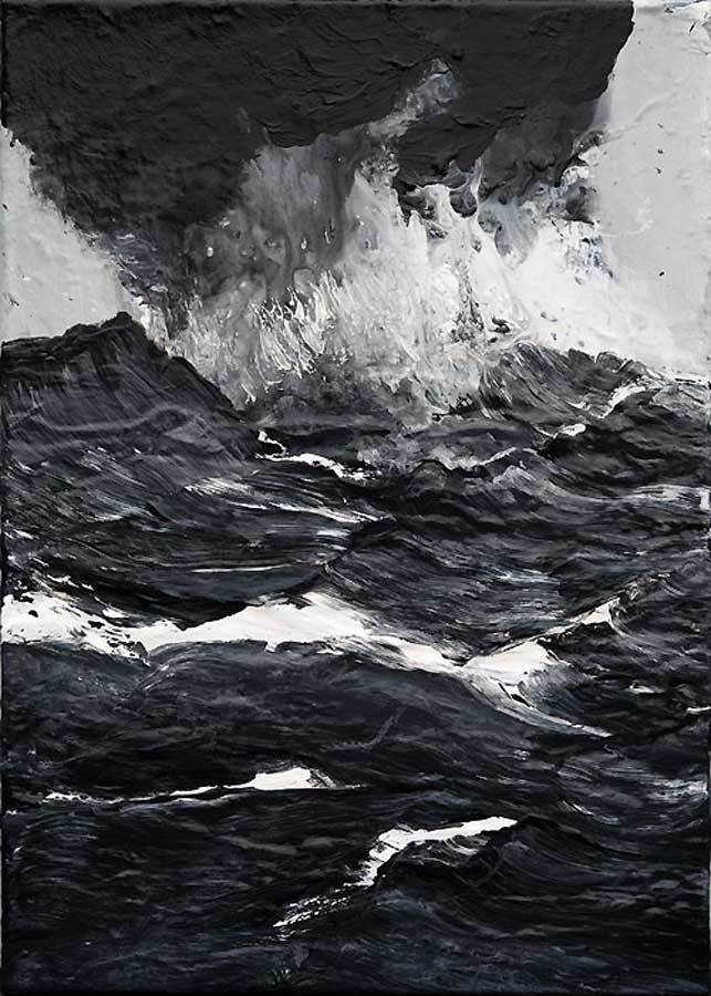 <em>"Westmannerinsein" ("Black Sea")</em><br><em>Acrylic</em><br>11.12.2011<br><strong>www.wernerknaupp.de</strong>