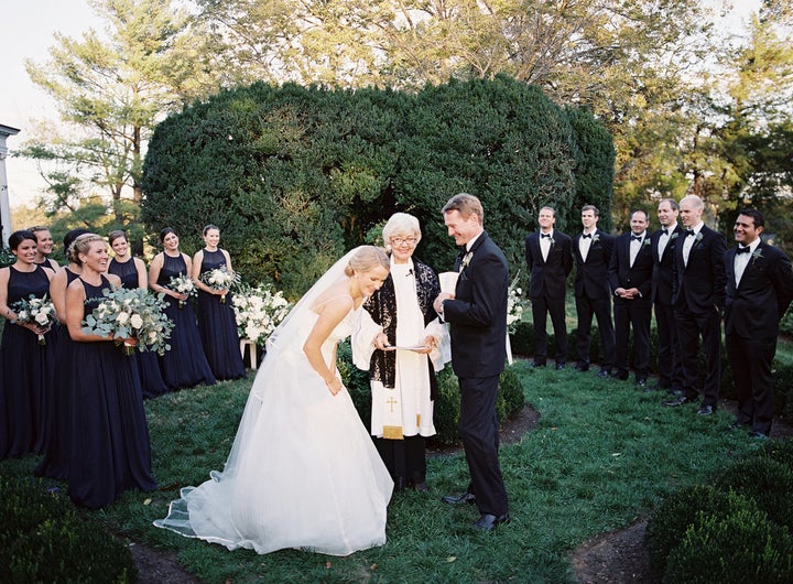 "I feel incredibly fortunate to have the relationship with my grandmother that I do," the bride said. 