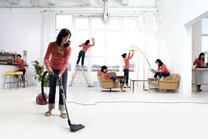 When it comes to housework, one person can't do it all.