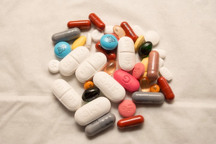 A photo of some of the many medications I need to keep my heart beating and body running everyday.