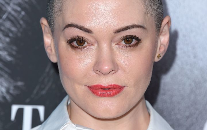 Rose McGowan on the red carpet for the premiere of HBO's "Confirmation" in 2016.