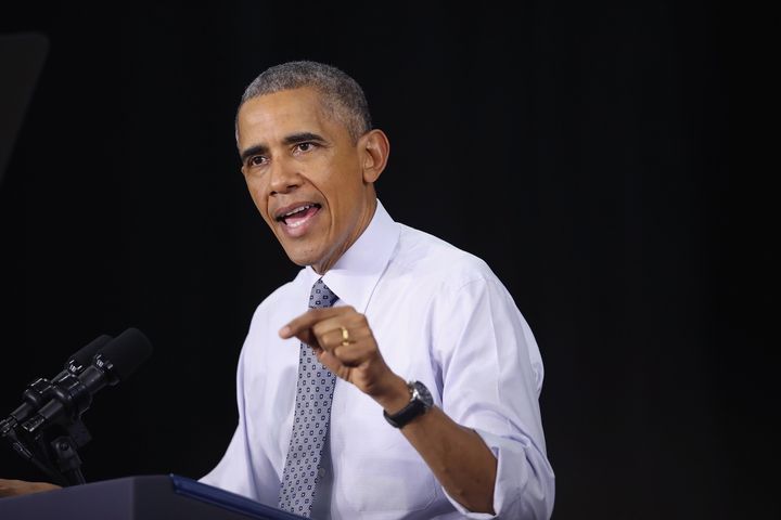 President Barack Obama discusses economic progress during a speech in Elkhart, Indiana on June 1, 2016.