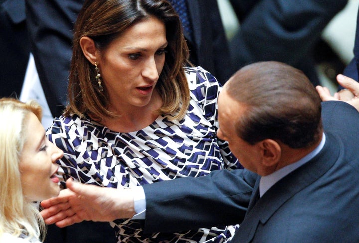 Italy's member of parliament and PDL party Elvira Savino, center, has put forward a law that would hold parents legally respo