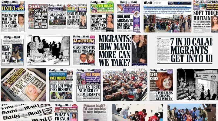 The three newspapers are 'selling hate' according to the campaign.