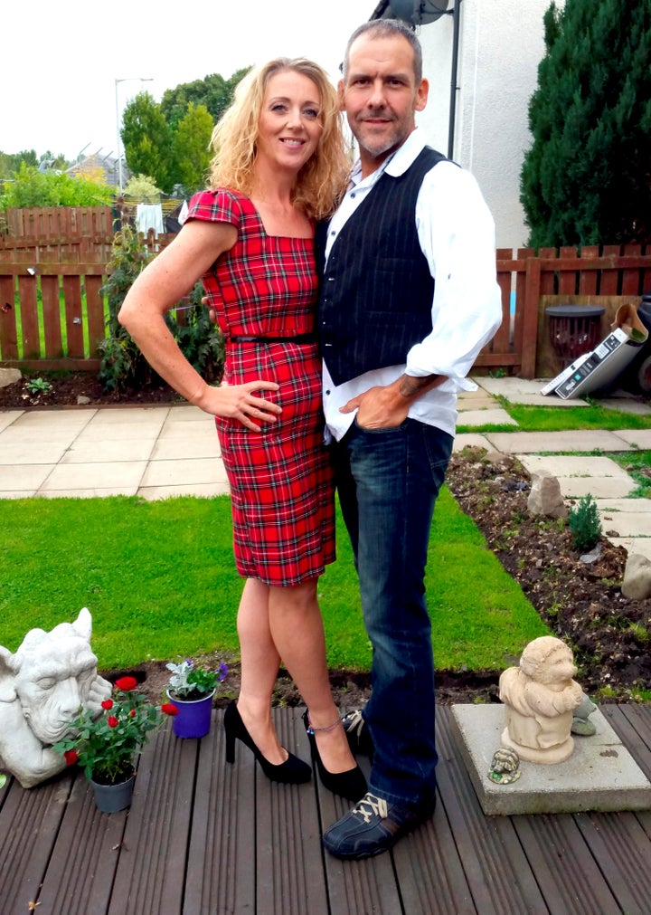 Mark and Louise Hannigan following their combined weight loss of 15 stone.