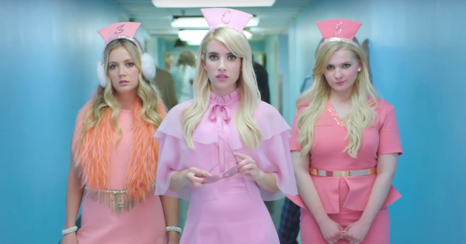 It S Time For The Scream Queens To Scrub Up In Latest Teaser Huffpost