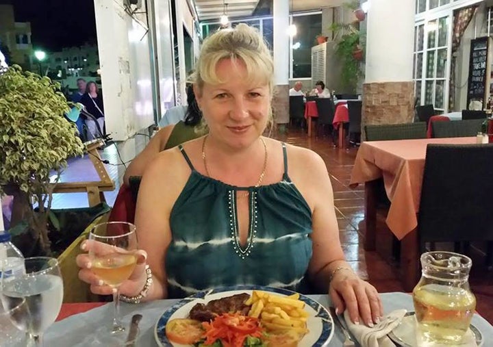 Tracy Houghton, 45, who was travelling with three children in her car, died after a huge crash on the A34 on Wednesday.