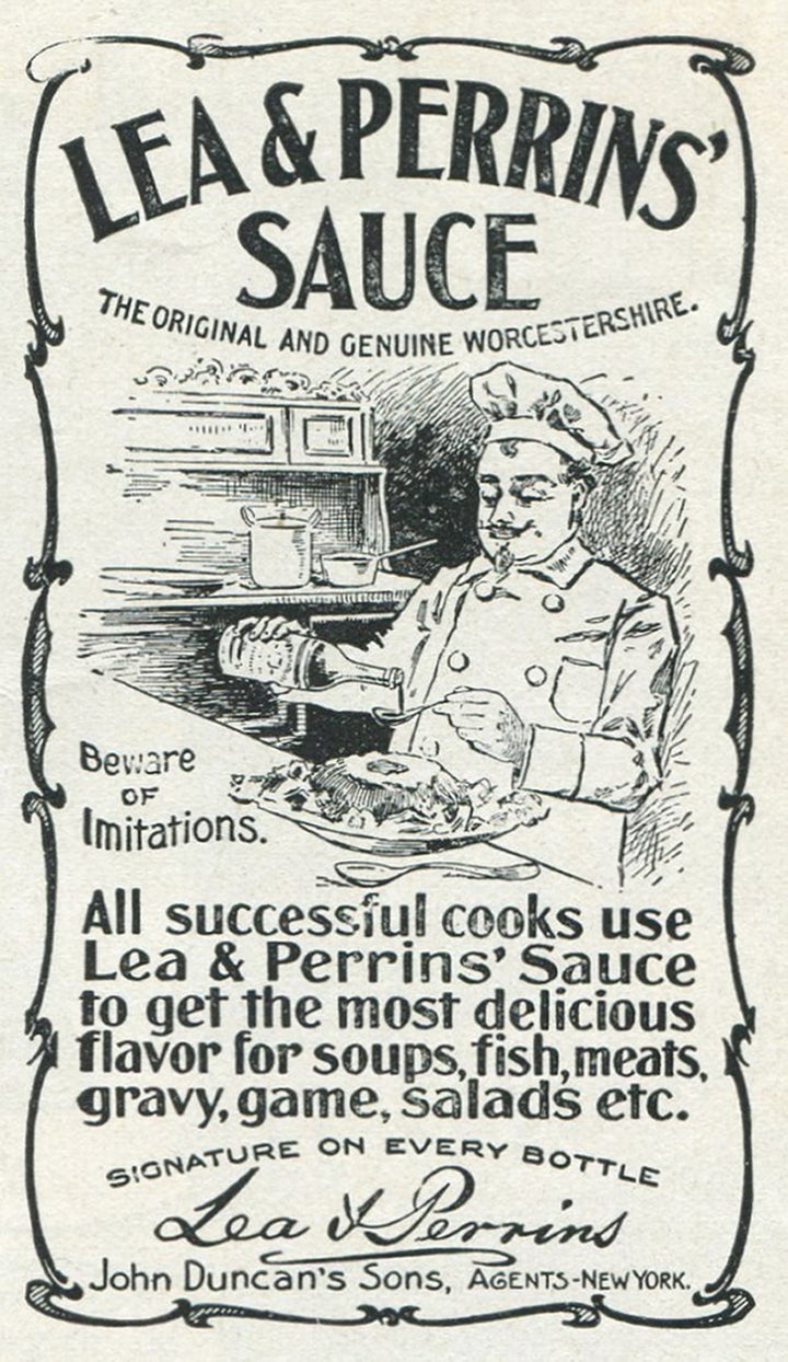 An ad for Lea  Perrins Worcestershire Sauce from 1901