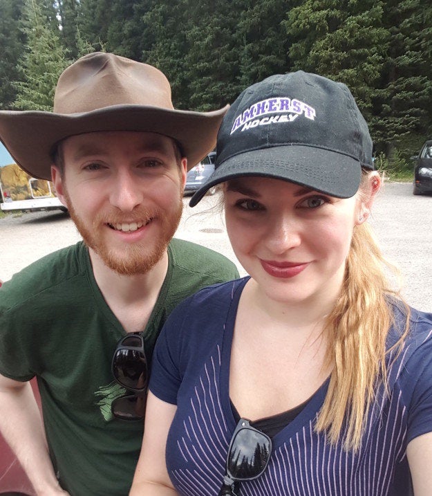 Kelin Flanagan and Spencer Taubner love the great outdoors, so they decided to take their engagement pics in the wilderness.