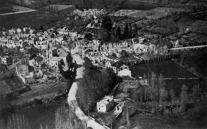 The ruins of Oradour-sur-Glane