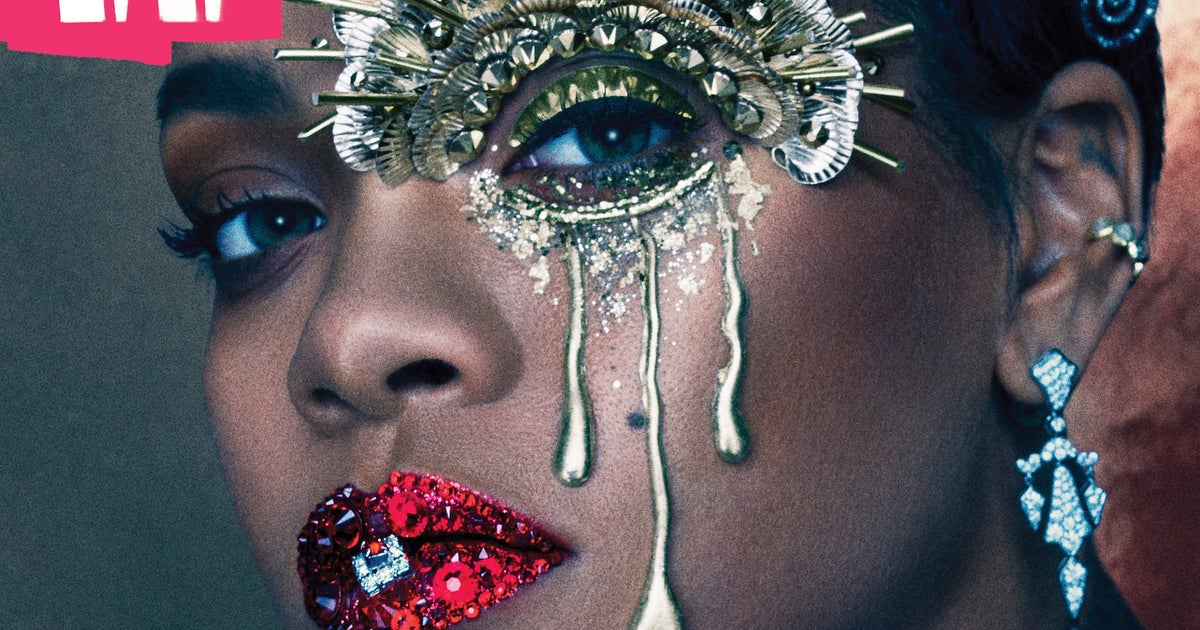 Underlining Lips Rihanna Pat McGrath Is Bringing Rihanna's Bold, Glittery Lips to the Masses ...