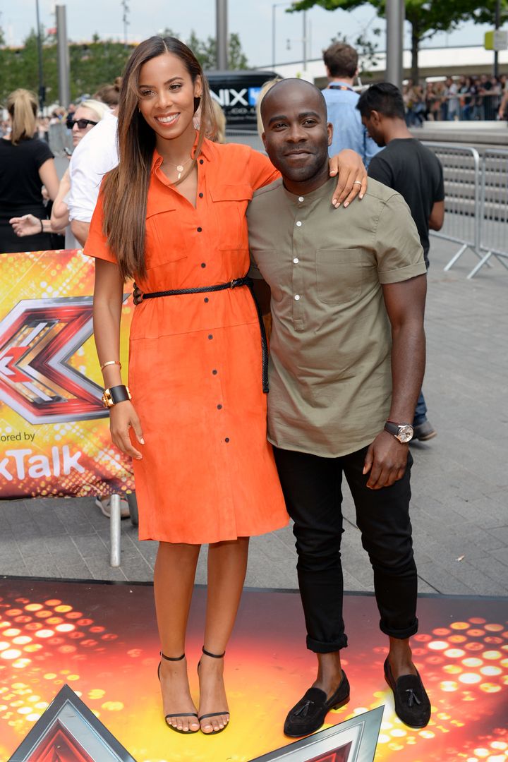 <strong>Melvin hosted 'The Xtra Factor' with Rochelle Humes last year</strong>
