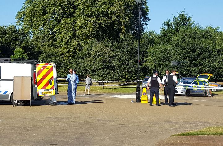 Police were called to Hyde Park shortly before 6am on Friday after a man was found with injuries.