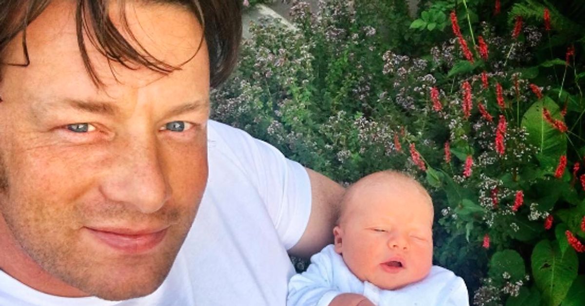 Jamie Oliver's First Outing With New Baby Was Typically Foodie