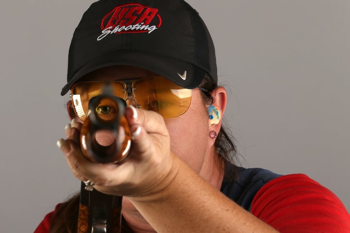 Kim Rhode says the Second Amendment was "put in so we could defend our First Amendment, the freedom of speech, and also to defend ourselves against our own government."