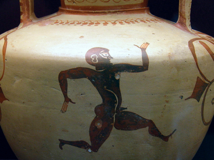 <strong>The stadion and diaulos were nude events</strong>