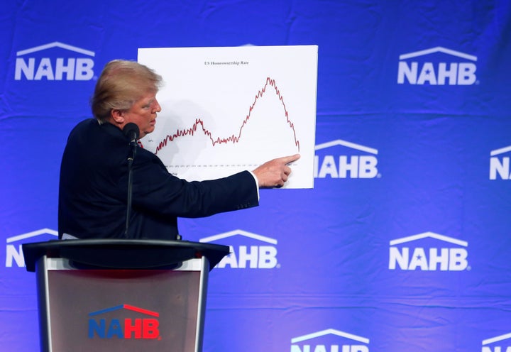 GOP presidential nominee Donald Trump has become the subject of a Photoshop battle after he held up a sign during a spee