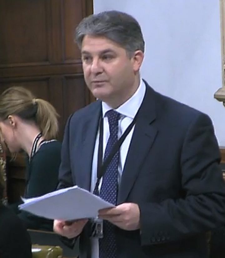 Conservative MP Philip Davies speaks during a debate in Westminster Hall, London, where he said that militant feminists and politically correct men are stirring up non-existent issues between men and women