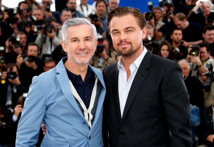 Director Baz Luhrmann (L) and Leonardo DiCaprio pose during a photocall for "The Great Gatsby" before the opening of the 66th Cannes Film Festival in May 2013.