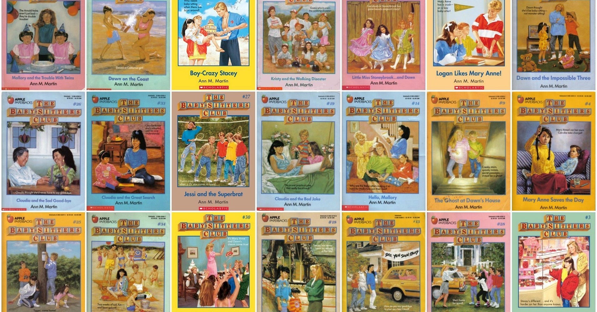 The Plot Of Every Original 'Baby-Sitters Club' Book, Based On The ...