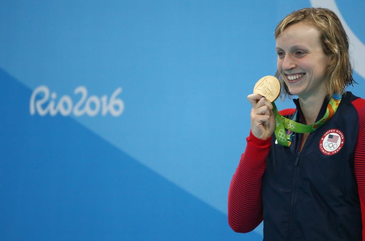 Katie Ledecky: star swimmer and gold prospector.