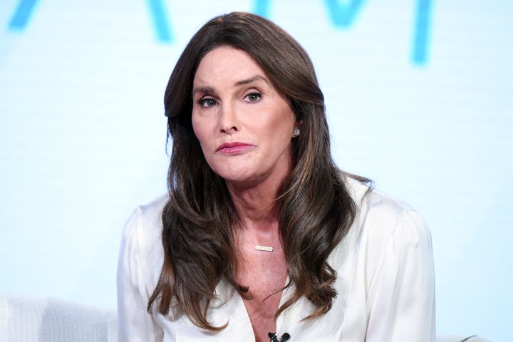 Caitlyn Jenner participates in E!'s "I Am Cait" panel at the NBCUniversal Winter TCA in Pasadena.