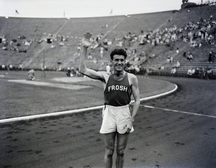 <strong>Louis Zamperini pre-war.</strong>
