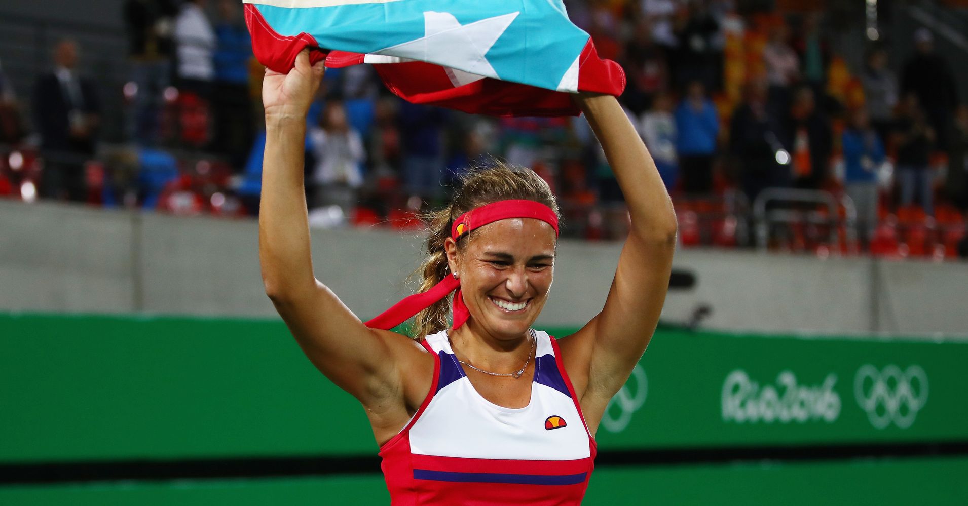 Tennis Player Monica Puig Wins Puerto Rico's First Olympic Gold Medal