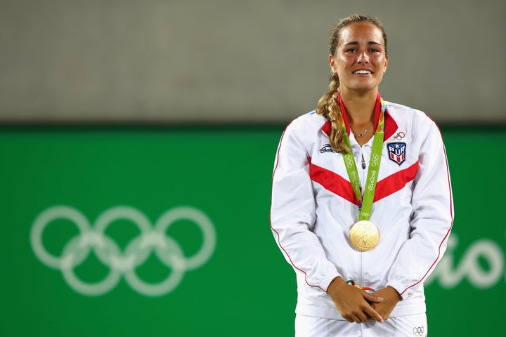 Monica Puig won Puerto Rico's first-ever Olympic gold medal Saturday.