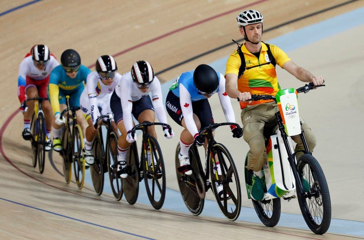 Siebert, 35, is actually a semi-professional cyclist who owns his own bike shop in southern Brazil.