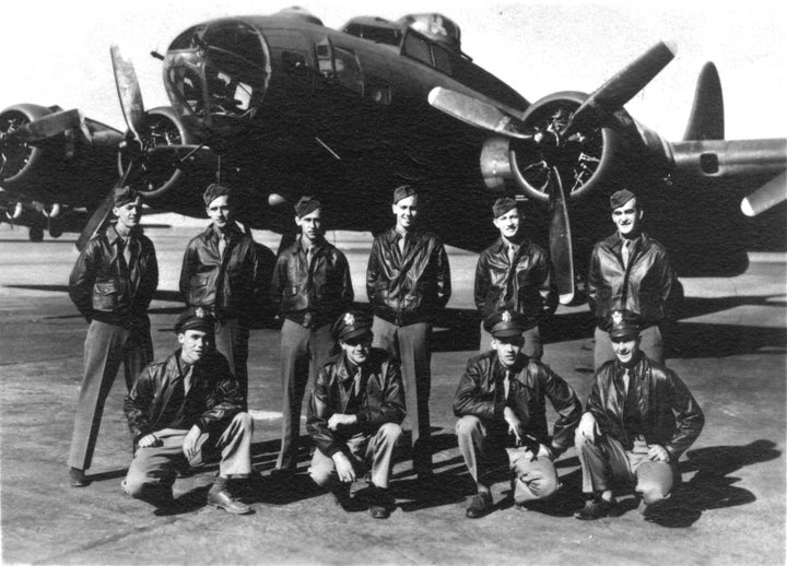 Clem Dowler and the rest of the crew of his B-17, "The Cutty Sark"