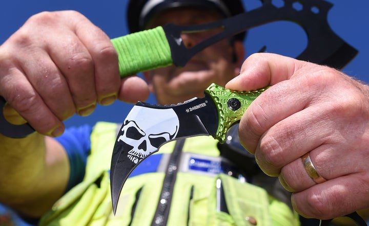 <strong>Zombie knife sellers will face jail as a new ban comes into force.</strong>
