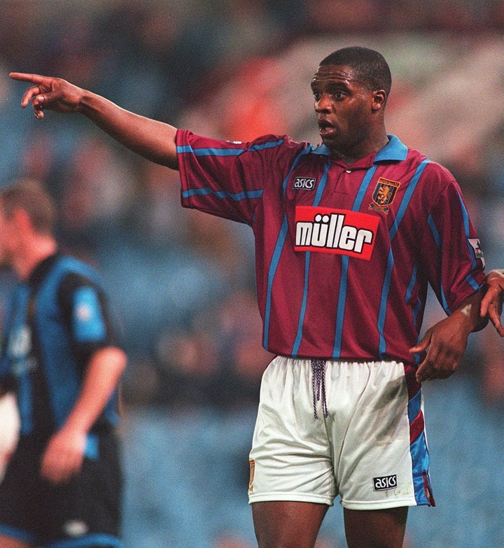 Dalian Atkinson, playing for Aston Villa