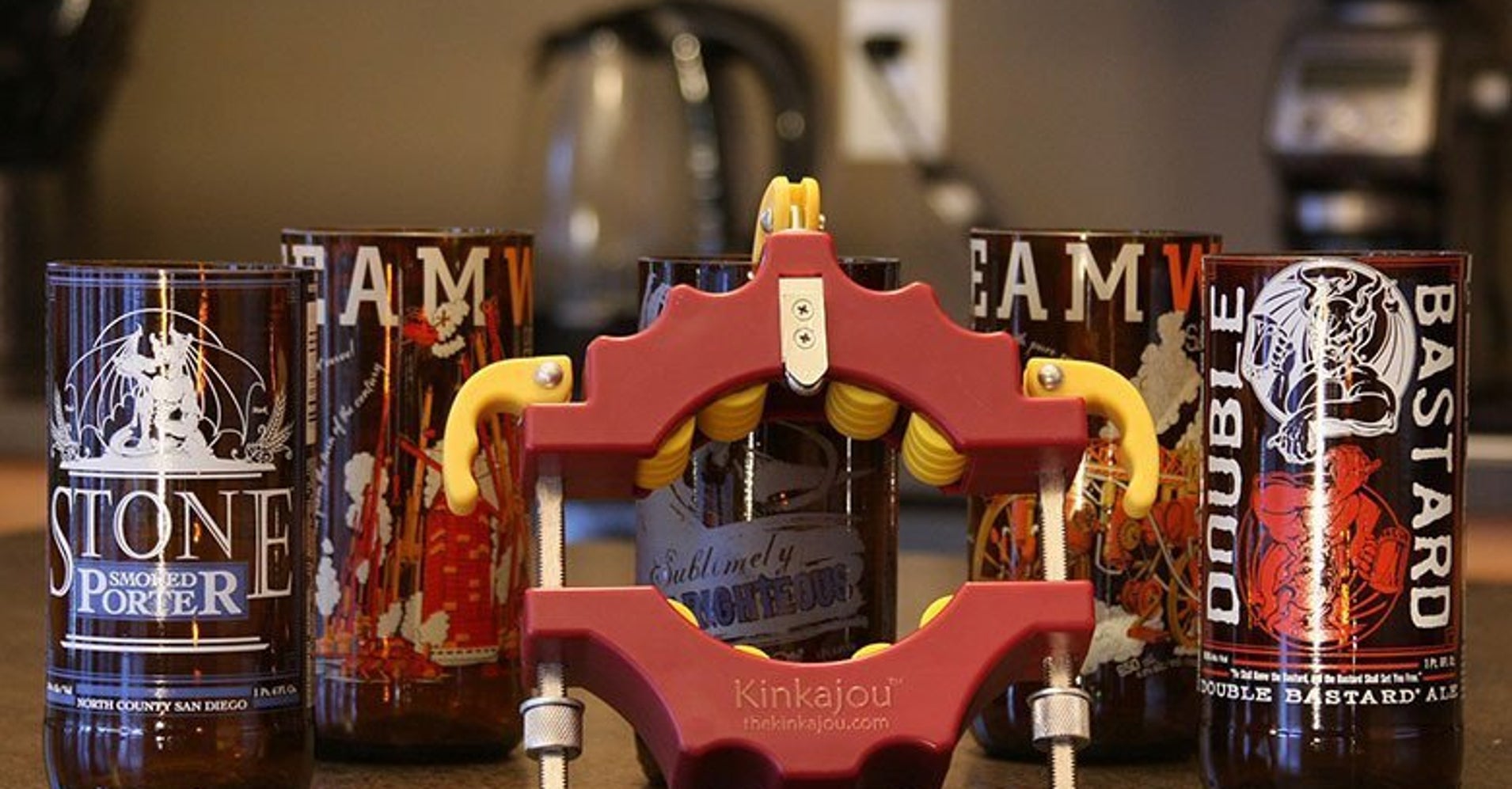 This Gadget Transforms Old Beer Bottles Into Drinking Glasses HuffPost
