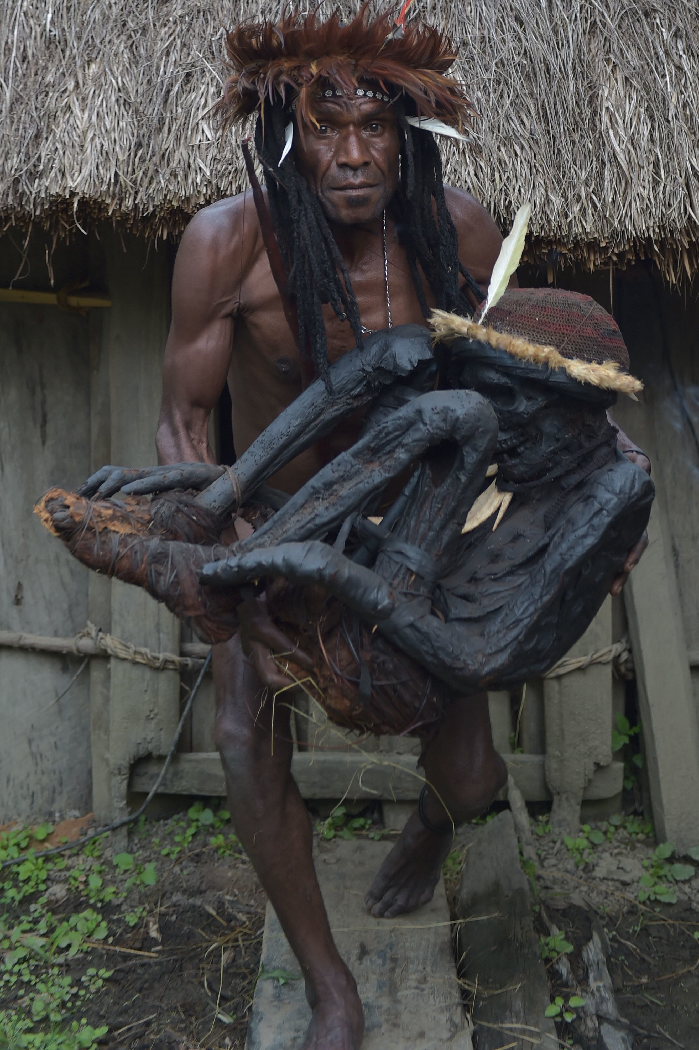 Tribal Leader Shows Off Smoked Mummy He Sleeps With HuffPost Impact picture
