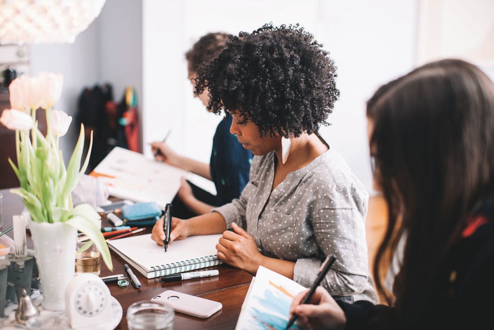 <i>Ladies Drawing Night: Make Art, Get Inspired, Join the Party</i> by Julia Rothman, Leah Goren and Rachael Cole, published