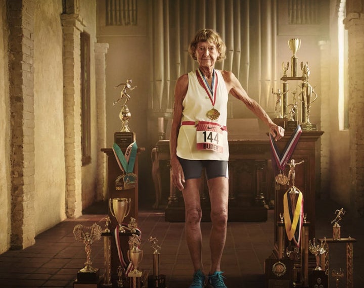 Sister Madonna Buder has completed over 40 ironman triathalons.