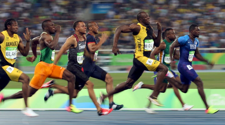 By winning the 100 meters in Rio, Bolt became the first person ever to capture three consecutive gold medals in the prestigio