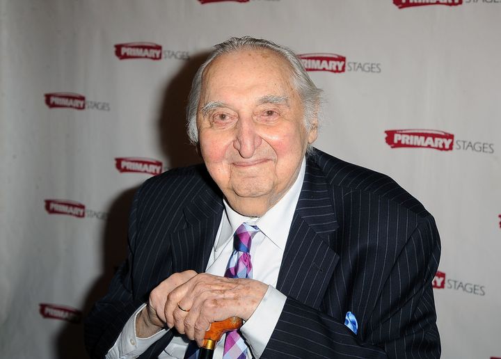 Fyvush Finkel attends 2015 Primary Stages Gala at 583 Park Avenue on Nov. 16, 2015 in New York City.