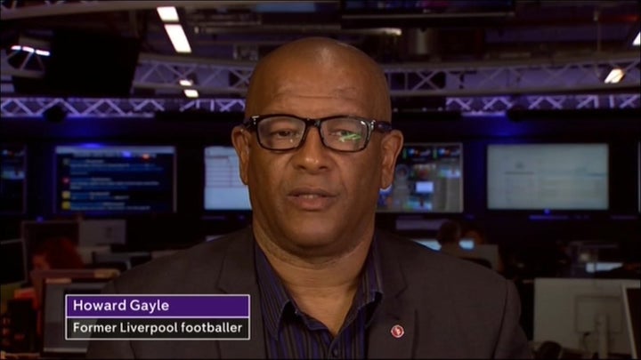 Howard Gayle on Channel 4 News