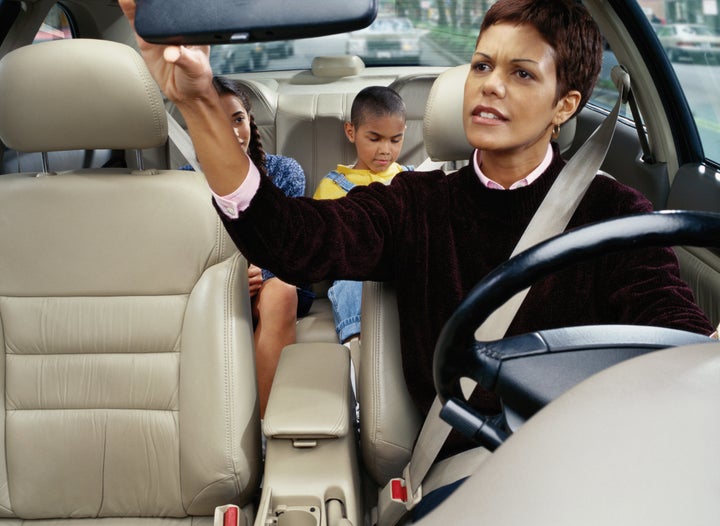Your kids<em> really</em> don't want to hear you complain about your spouse's terrible cleaning habits on the ride back from school.