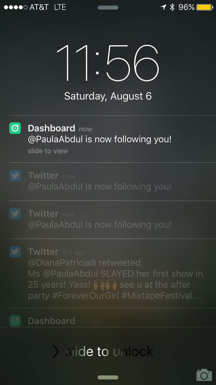 Paula Abdul followed me on Twitter and stuff. We'll 'prolly get married one day. Follow her on Twitter and follow me on Twitter.